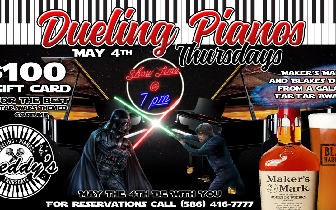 5/4 Thursday Dueling Pianos (Star Wars Themed)