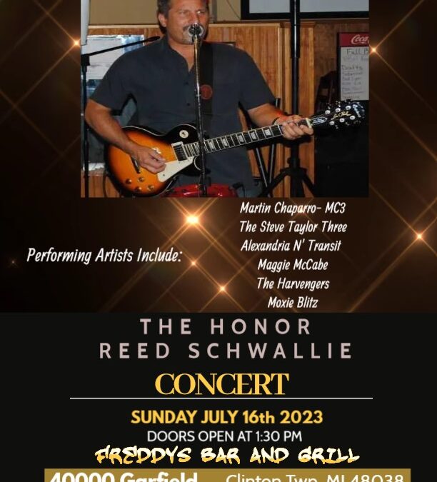 7/16 The Honor Reed Schwallie CONCERT – JAM