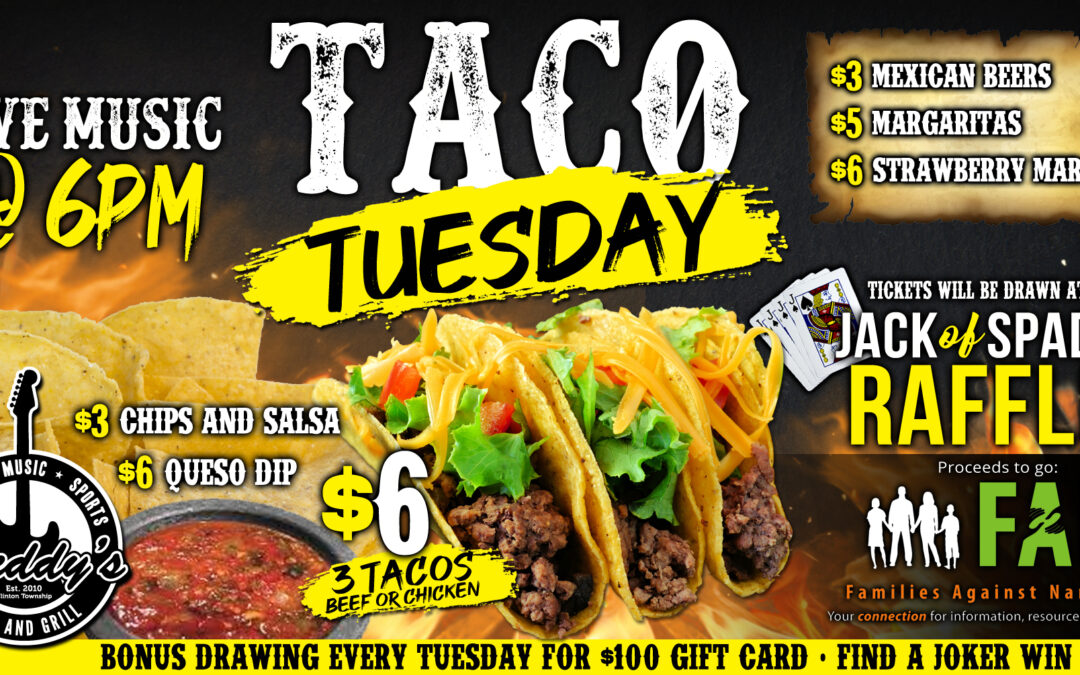 3/12 Taco Tuesday with Whiskey for Ransom