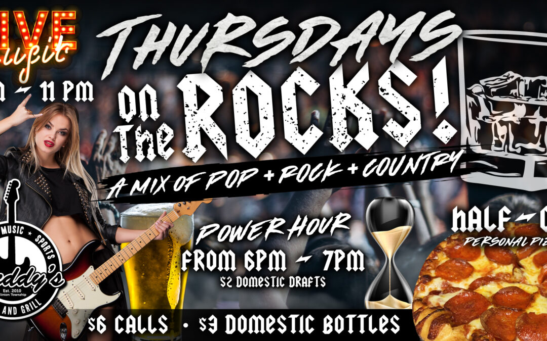 5/30 THURSDAY’S ON THE ROCKS! – LIVE MUSIC: Mojo Filter