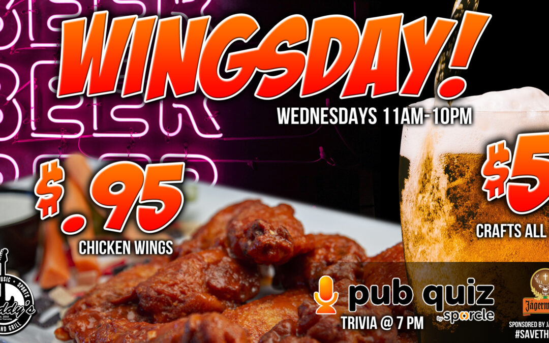 2/21 SPORCLE LIVE TRIVIA: $.95 Wings & $5 Crafts