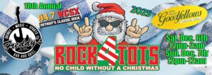 18th Annual Rock 4 Tots - No child without a Christmas 